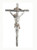 Crucifix in Pewter Style with Gold Highlights