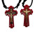 Holy Trinity Cross with Holy Spirit Pendant on Cord