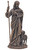 SR-75046 Good Shepherd in Lightly Hand-Painted Cold Cast Bronze