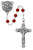 Confirmation Holy Spirit Red Crystal Rosary