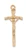 Gold over Pewter Papal Crucifix on 24" Chain H660