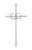 8" Silver Cana Wedding Cross 71-44800