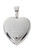 Sterling Silver Heart Locket on 16-18" Adjustable Chain L9295