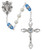 6mm Pearl Rosary with Light Blue Our Father Beads R917ZRKF