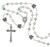 Pink and Green Butterfly Rosary R924G