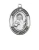 St. Jude Sterling Silver Medal on 18" Chain L683JU