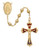 6mm Divine Mercy Rosary with Gold Plated Crucifix and Center