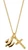 Gold over Sterling Silver Cross and Holy Spirit Set on 16-18" Chain JD110