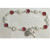 Sterling Silver 7 1/2" Red Crystal and Pearl Bracelet BR230