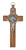 6" Walnut First Communion Crucifix with Chalice Medal 75-23742