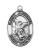 St. Michael Sterling Silver Medal on 24" Chain L684MK