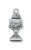 Sterling Silver Chalice Medal with Chain L568