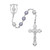 7mm Lavender Pearl Glass Rosary R751F