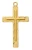 24-inch Chain Gold over Sterling Silver Cross
