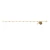 Gold over Sterling Silver St. Benedict Bracelet 7 1/2" 918J