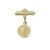 Gold over Sterling Silver Miraculous Medal Baby Pin 422JMIT