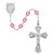 6mm Rose Color Bead Rosary 880-RSKF
