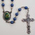 7mm Blue Our Lady of Sorrows Rosary R165DF