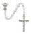 5mm White Pearl First Communion Rosary C17RW