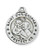 Sterling Silver St. Christopher Medal on 20" Chain L600CH