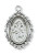 Sterling Silver St. Christopher Medal on 18" Chain L621CH