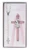 Pink Pearl Baby Girl Cross and Rosary Set BS78