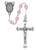 6mm Pink Glass Rosary R102ASF