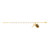 7 1/2" Pearl Our Lady of Guadalupe Rosary Bracelet with Gold Plated Crucifix BR90