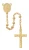 Gold over Sterling Silver 3mm Rosary 1-3JG