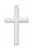 Sterling Silver Cross on 24" Chain L7025