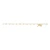 7 1/2" Gold over Sterling Silver Rosary Bracelet 913J