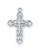 Sterling Silver Baby Cross on 13" Chain L8002B