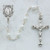 5mm White Pearl First Communion Rosary C18RW
