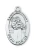 St. Anthony Sterling Silver Medal on 24" Chain L550AN