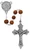 7mm Brown Wood Bead Men's Rosary R876F