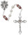 6mm Pearl Rosary with Dark Amethyst-Colored Our Father Beads R917DAKF