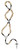 St. Benedict Stone Bead Cord Rosary P227C