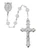 6mm Crystal AB Rosary with Rhodium Crucifix R888F