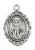 Sterling Silver St. Michael Medal on 18" Chain L621MK