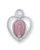 Sterling Silver Pink Miraculous Baby Medal on 13" Chain LMHPBT