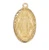 Gold Over Silver Miraculous with 18-inch Chain