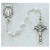 5mm Pearl Celtic First Communion Rosary C51DW