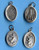 1" Patron Saint Oxidized Medals