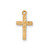 Gold over Sterling Silver Cross Baby Pin 510JT