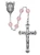 7mm Rose Tin-Cut Crystal Rosary R406DF