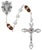 6mm Pearl Rosary with Topaz-Colored Our Father Beads R917TOKF