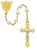 6mm Gold Plated Two-Tone Pearl Rosary R672HF