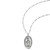 Sterling Silver Miraculous Medal on 24" Figaro Chain L816FG