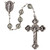 8mm Smoky Crystal Rosary with Pewter Crucifix, CR508