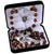 8mm Amber Crystal Rosary with Pewter Crucifix, CR538